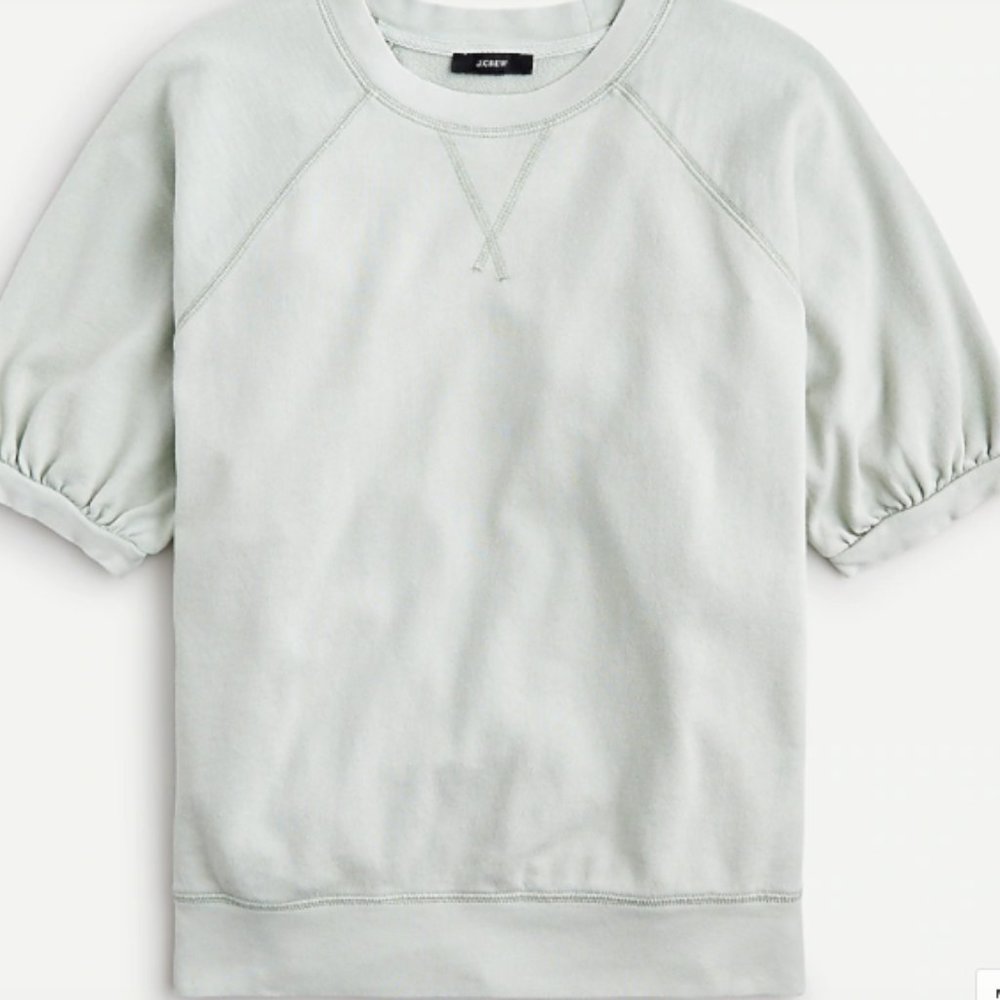 J. Crew Magic Rinse Puff sleeve top